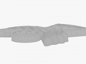 Gingerbread cookie 009 3D Model