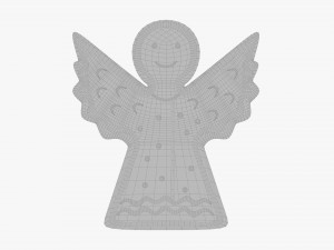 Gingerbread cookie 009 3D Model