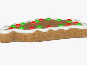 Gingerbread cookie 011 Modelo 3D
