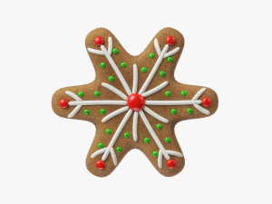 Piernikowe ciasteczko 012 Model 3D