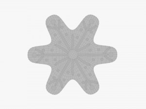 Gingerbread cookie 012 3D Model