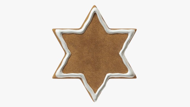 Gingerbread cookie 013 3D मॉडल .c4d .max .obj .3ds .fbx .stl .blend 