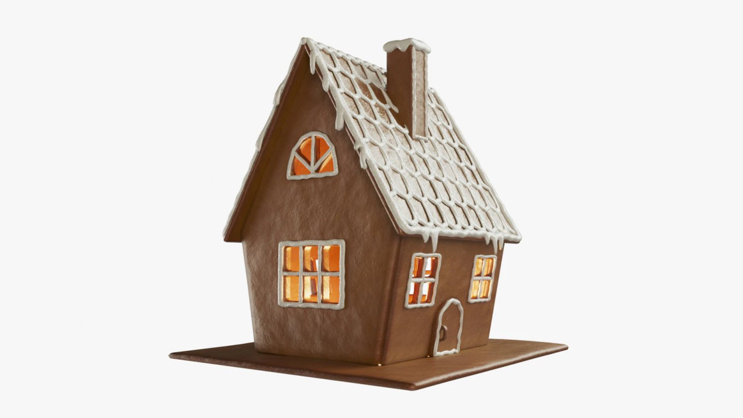 Casa de biscoitos de gengibre 001 Modelo 3D .c4d .max .obj .3ds .fbx .stl .blend 