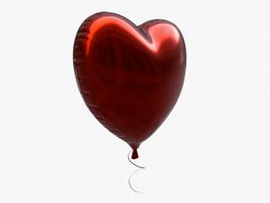 Heart shape balloon Model 3D