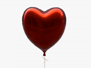 Heart shape balloon Model 3D