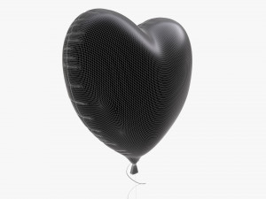 Heart shape balloon Model 3D