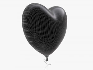 하트 모양 풍선 3D 모델