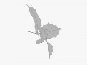 Leaves and fruits 3D Модель