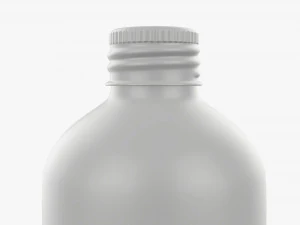 Metal bottle with cap small 3D Model