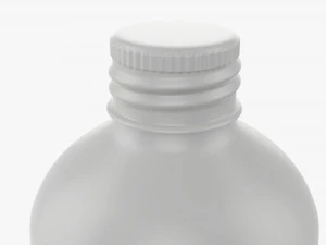 Metal bottle with cap small 3D Model