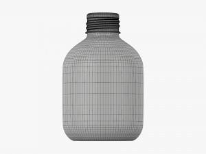 Metal bottle with cap small Modelo 3D