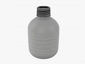 Metal bottle with cap small Modelo 3D