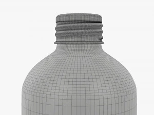 Metal bottle with cap small 3D Model