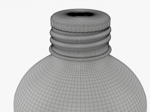 Metal bottle with cap small Modelo 3D