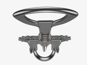 Metal wine bottle opener Modelo 3D