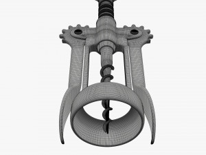 Metal wine bottle opener Modelo 3D