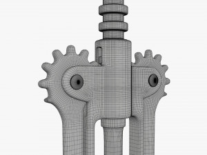Metal wine bottle opener Modelo 3D