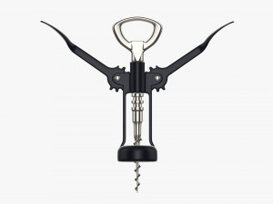Metal wine bottle opener T pose v2 Modelo 3D