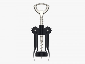 Metal wine bottle opener v2 3D Model
