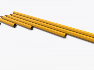 Pencils various sizes Modelo 3D