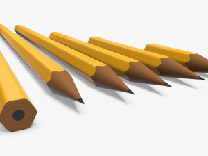 Pencils various sizes Modelo 3D