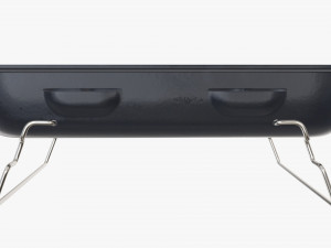Portable charcoal steel grill bbq Modelo 3D