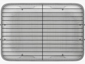 Portable charcoal steel grill bbq Modelo 3D