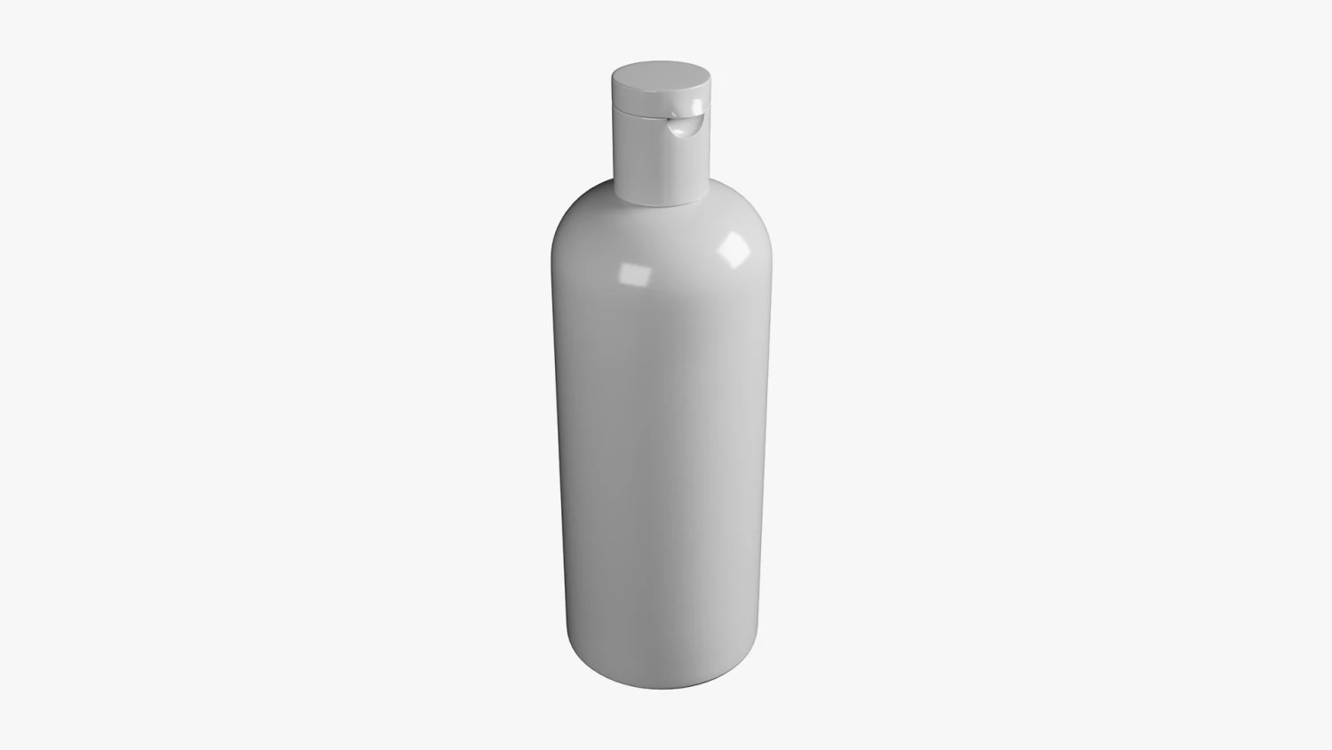 Shampoo bottle 03 3D Model .c4d .max .obj .3ds .fbx .stl .blend