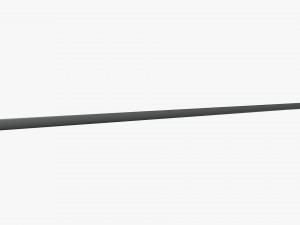 Shoehorn metal tall with hole Modelo 3D
