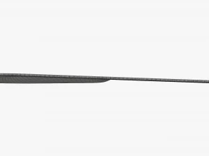 Shoehorn plastic small type 3 red 3D Model