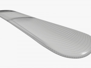 Shoehorn plastic small type 3 red 3D Model