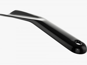 Shoehorn plastic small type 4 black Modelo 3D