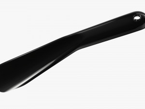 Shoehorn plastic small type 4 black Modelo 3D