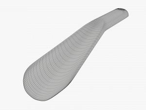 Shoehorn plastic small type 4 black Modelo 3D