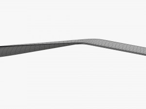Shoehorn plastic small type 4 black Modelo 3D