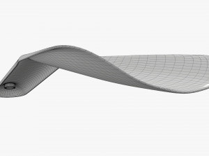 Shoehorn plastic small type 4 black Modelo 3D