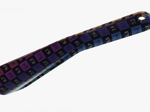 Shoehorn plastic small type 4 black Modelo 3D