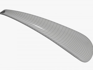 Shoehorn plastic small type 5 red Modelo 3D