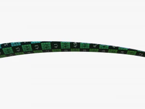 Calzador plastico peque&ntilde;o tipo 5 rojo Modelo 3D