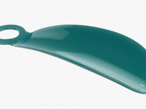 Shoehorn plastic small with hole Modelo 3D