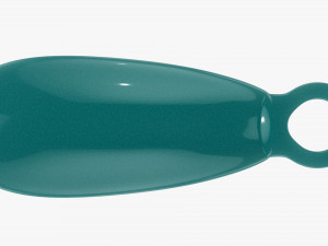 Shoehorn plastic small with hole Modelo 3D