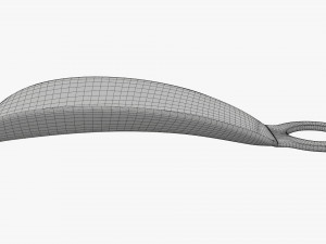Shoehorn plastic small with hole Modelo 3D