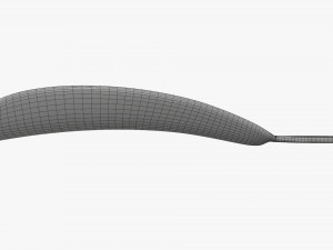 Shoehorn plastic small with hole Modelo 3D