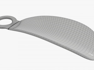 Shoehorn plastic small with hole Modelo 3D