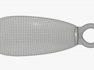 Shoehorn plastic small with hole Modelo 3D