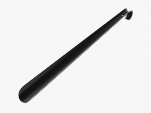Shoehorn plastic tall with hole Modelo 3D