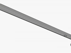 Calzador plastico alto con agujero Modelo 3D