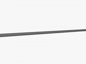 Shoehorn plastic tall with hole Modelo 3D