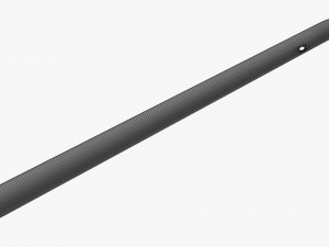 Shoehorn plastic tall with hole Modelo 3D