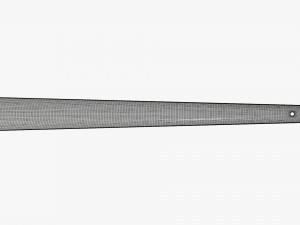 Shoehorn plastic tall with hole Modelo 3D